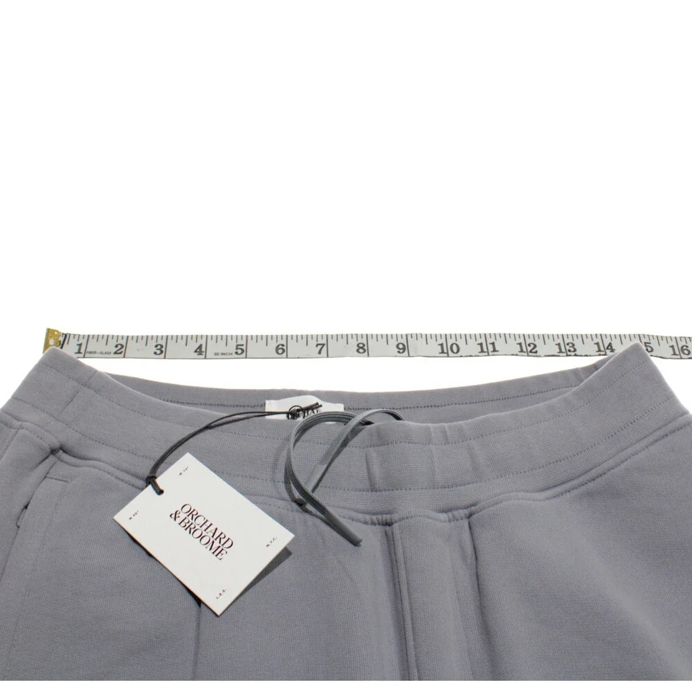 Orchard & Broome NWT Jogger Sweatpants Size M Clinton in Cloud Gray Cotton Blend
